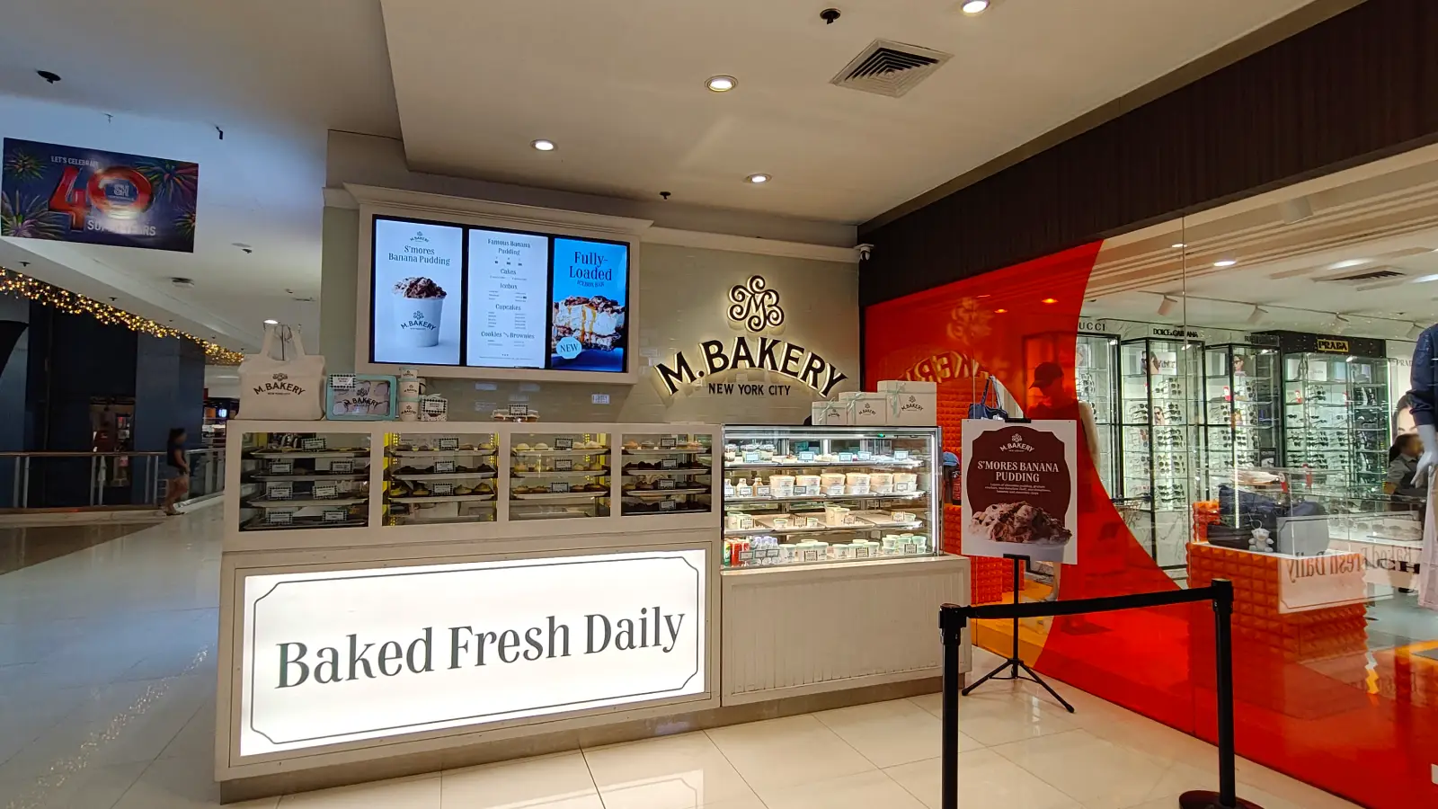 M. BAKERY in SM Megamall